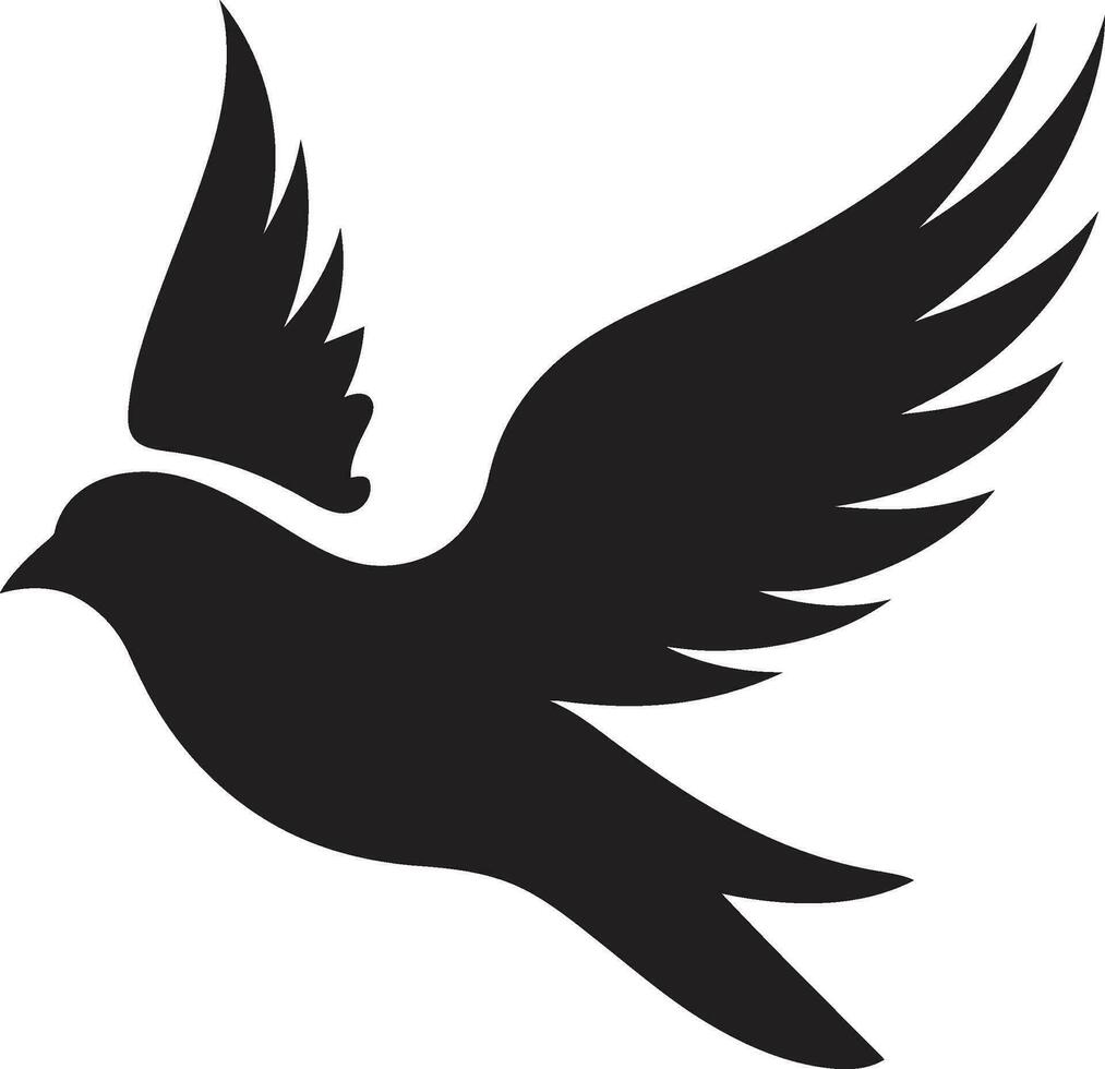 zwart duif vector logo met swoosh en meetkundig achtergrond een scherp en modern ontwerp zwart duif vector logo met swoosh en hand- getrokken achtergrond een persoonlijk en uniek ontwerp