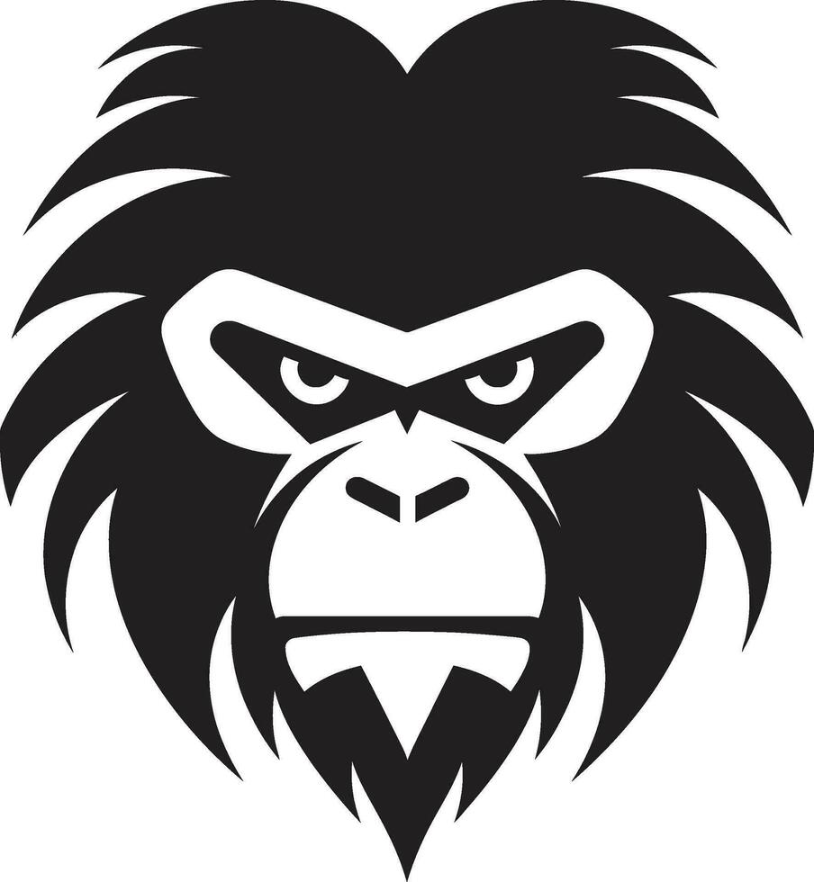 Afrikaanse baviaan logo baviaan dynastie profiel vector