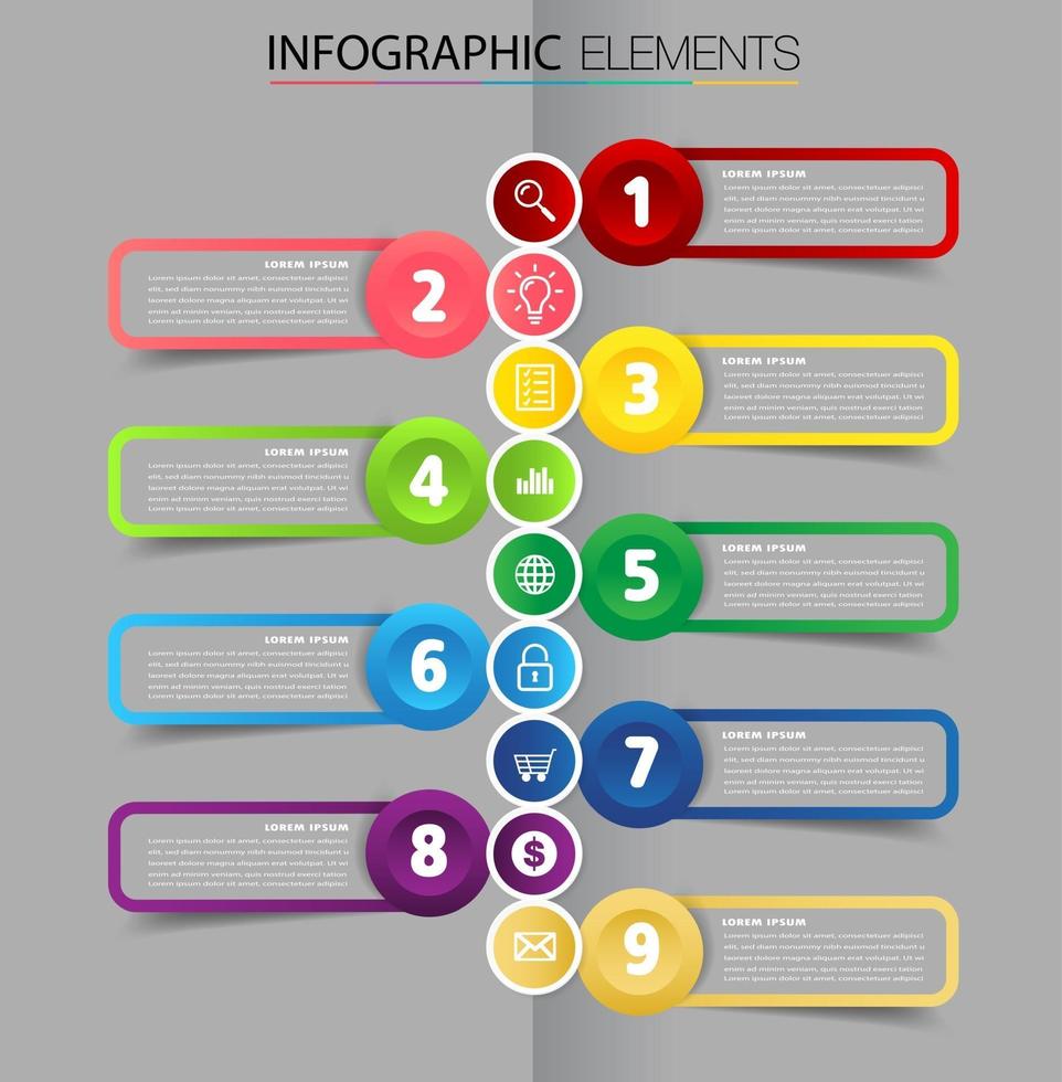 tijdlijn, moderne tekstvaksjabloon, infographicsbanner vector