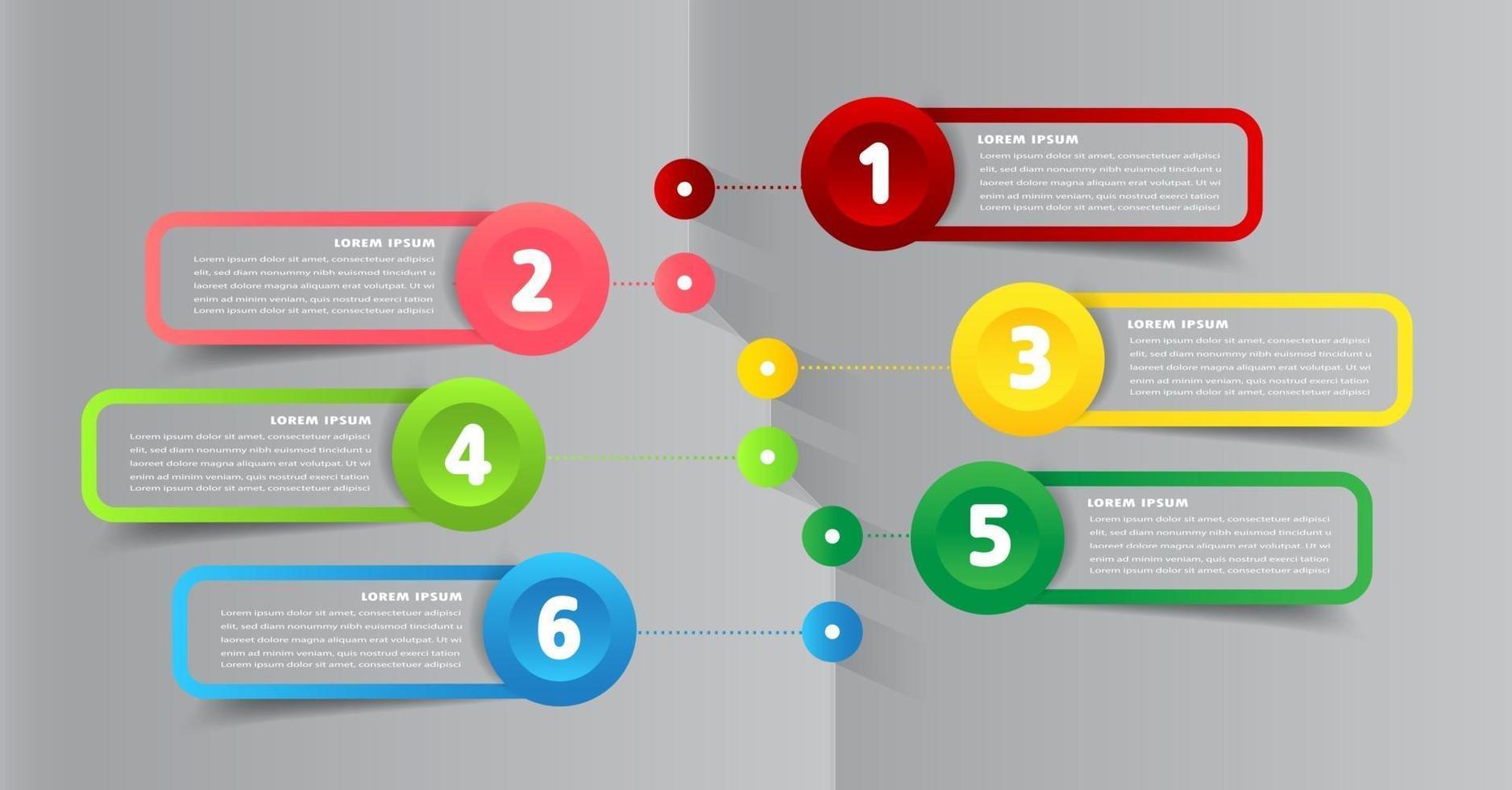 moderne tijdlijn tekstvaksjabloon, infographicsbanner vector