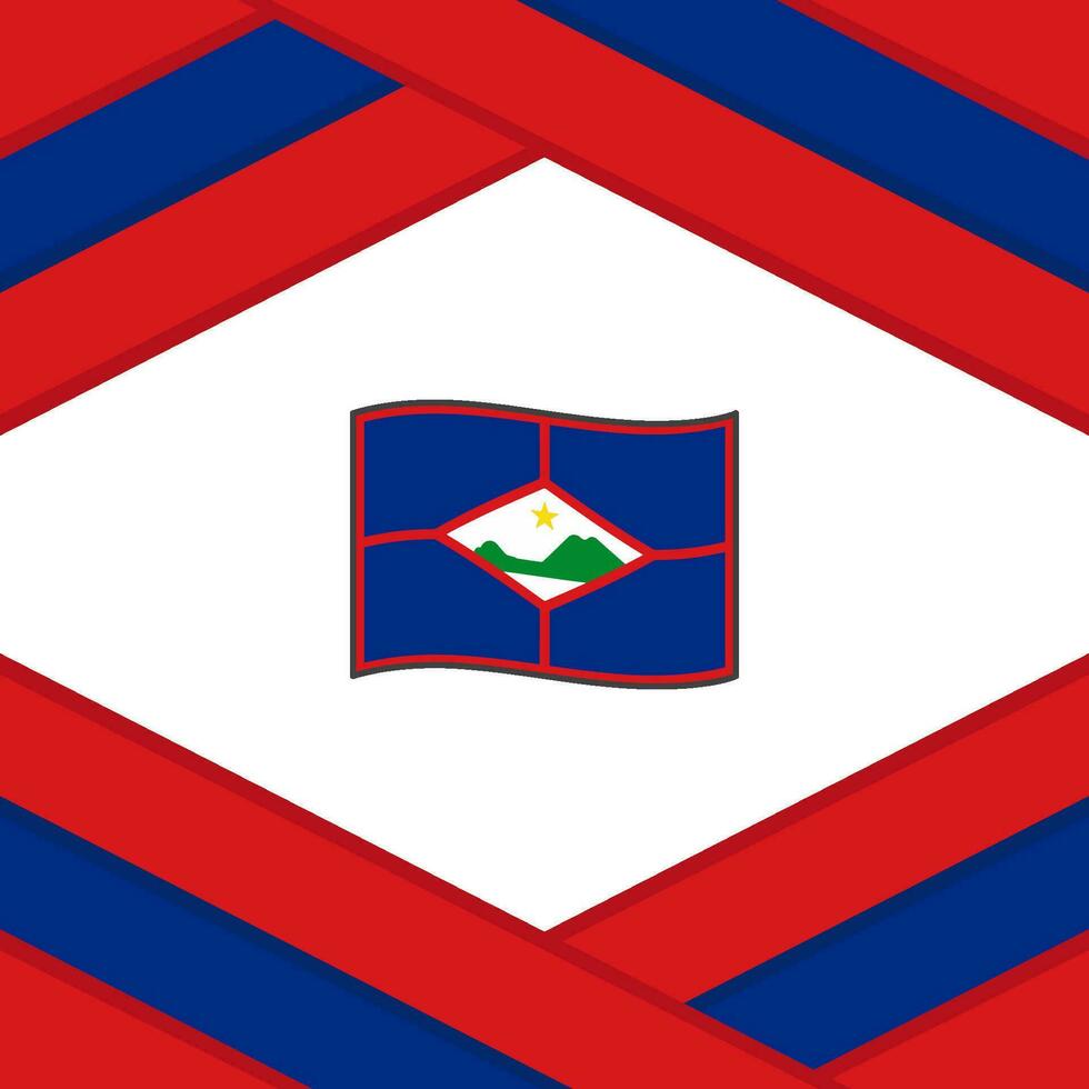 sint eustatius vlag abstract achtergrond ontwerp sjabloon. sint eustatius onafhankelijkheid dag banier sociaal media na. sint eustatius sjabloon vector