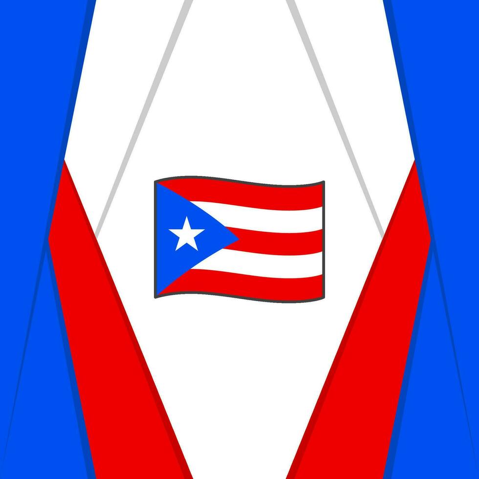 puerto rico vlag abstract achtergrond ontwerp sjabloon. puerto rico onafhankelijkheid dag banier sociaal media na. puerto rico achtergrond vector