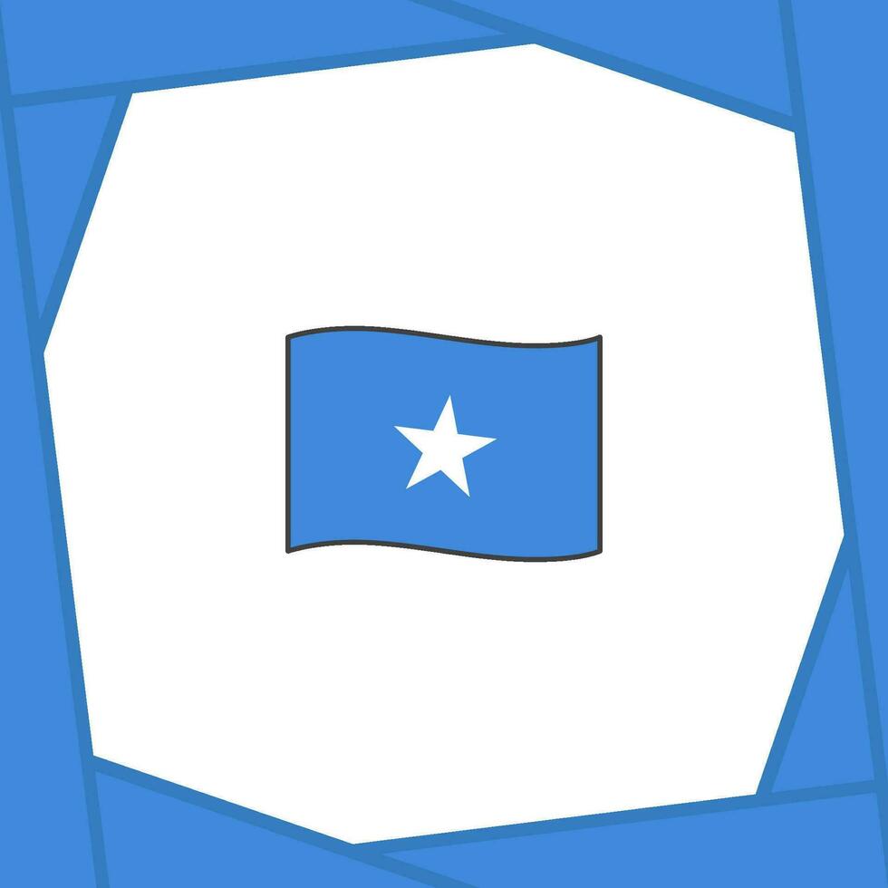 Somalië vlag abstract achtergrond ontwerp sjabloon. Somalië onafhankelijkheid dag banier sociaal media na. Somalië banier vector