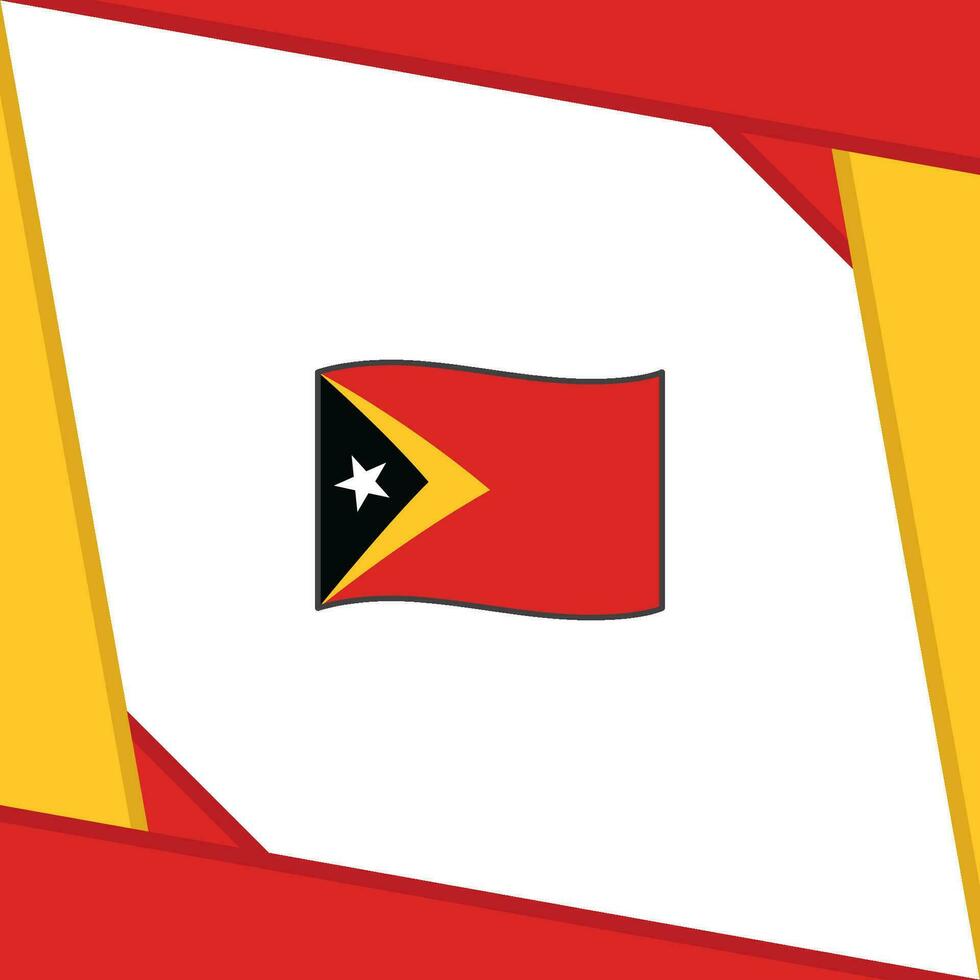 Timor leste vlag abstract achtergrond ontwerp sjabloon. Timor leste onafhankelijkheid dag banier sociaal media na. Timor leste onafhankelijkheid dag vector