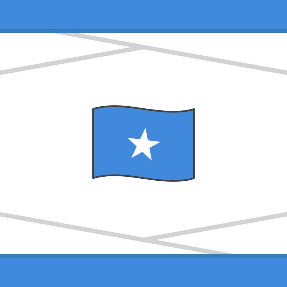 Somalië vlag abstract achtergrond ontwerp sjabloon. Somalië onafhankelijkheid dag banier sociaal media na. Somalië vector