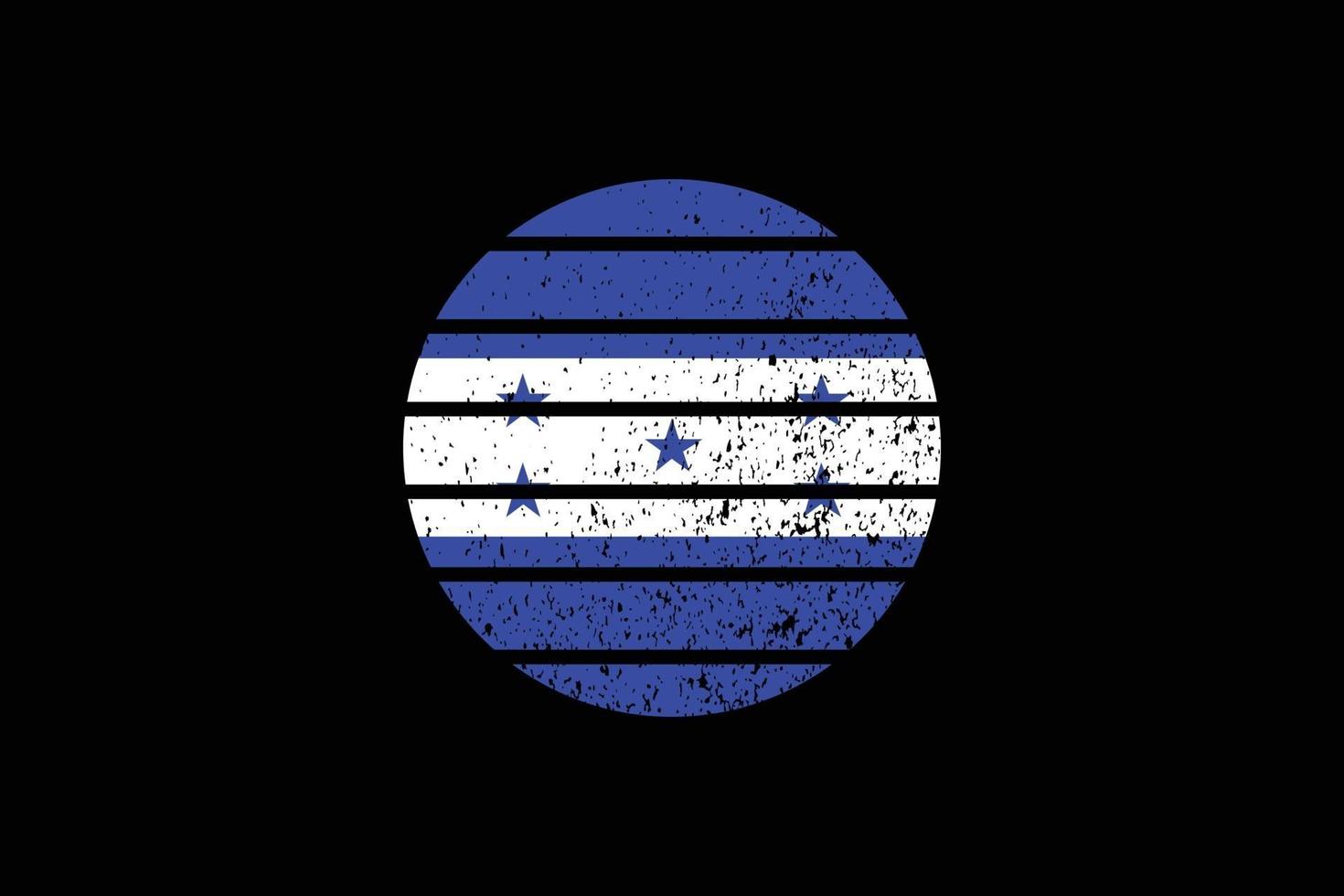 grunge-stijl vlag van de honduras. vectorillustratie. vector