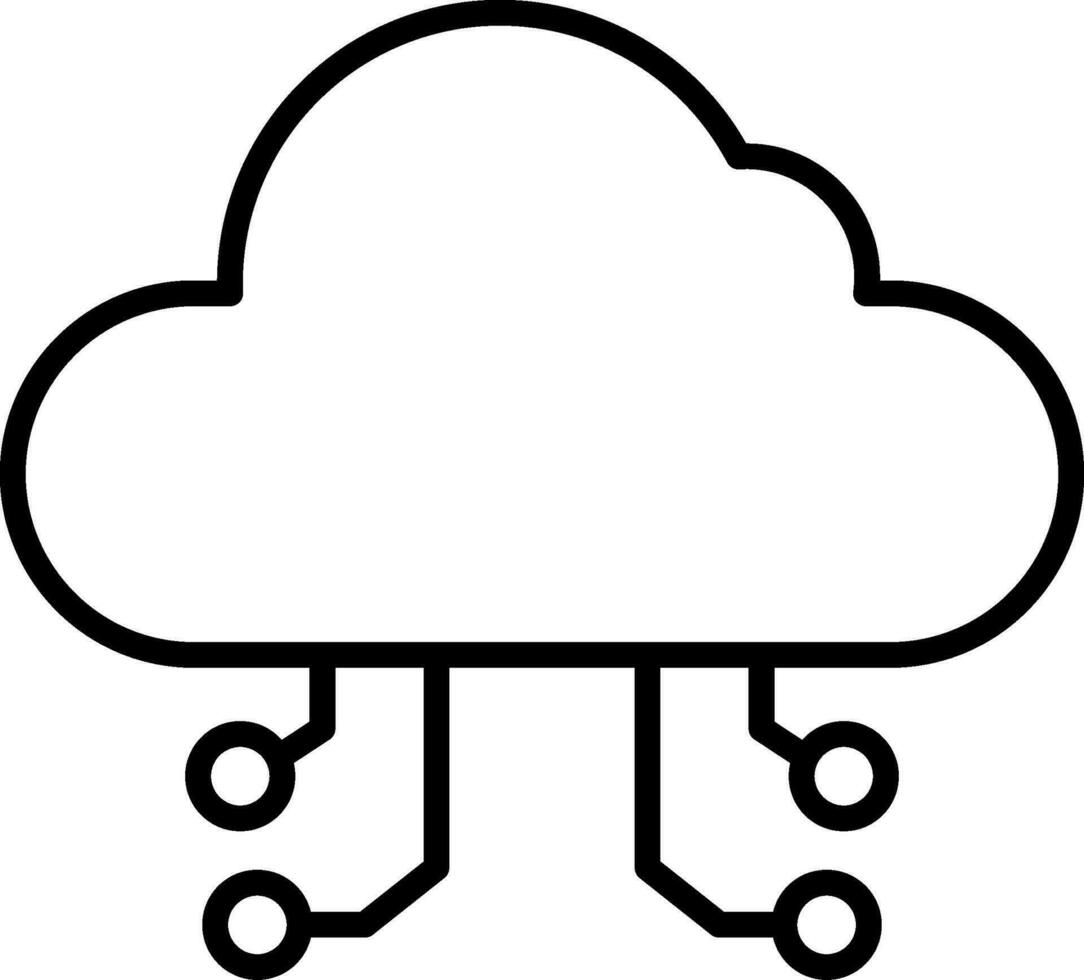 cloud computing vector icon