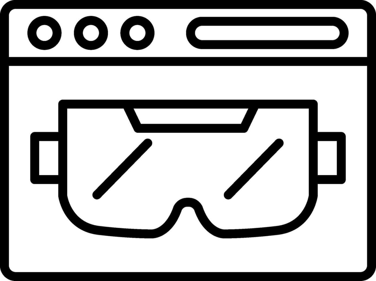 browser vector pictogram