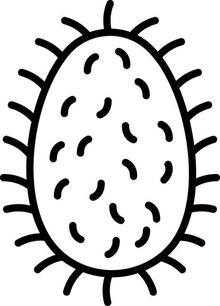 hondsdolheid lyssavirus vector icoon