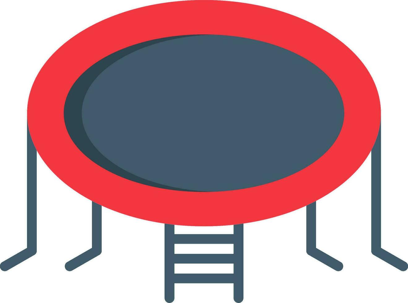 trampoline vector icoon