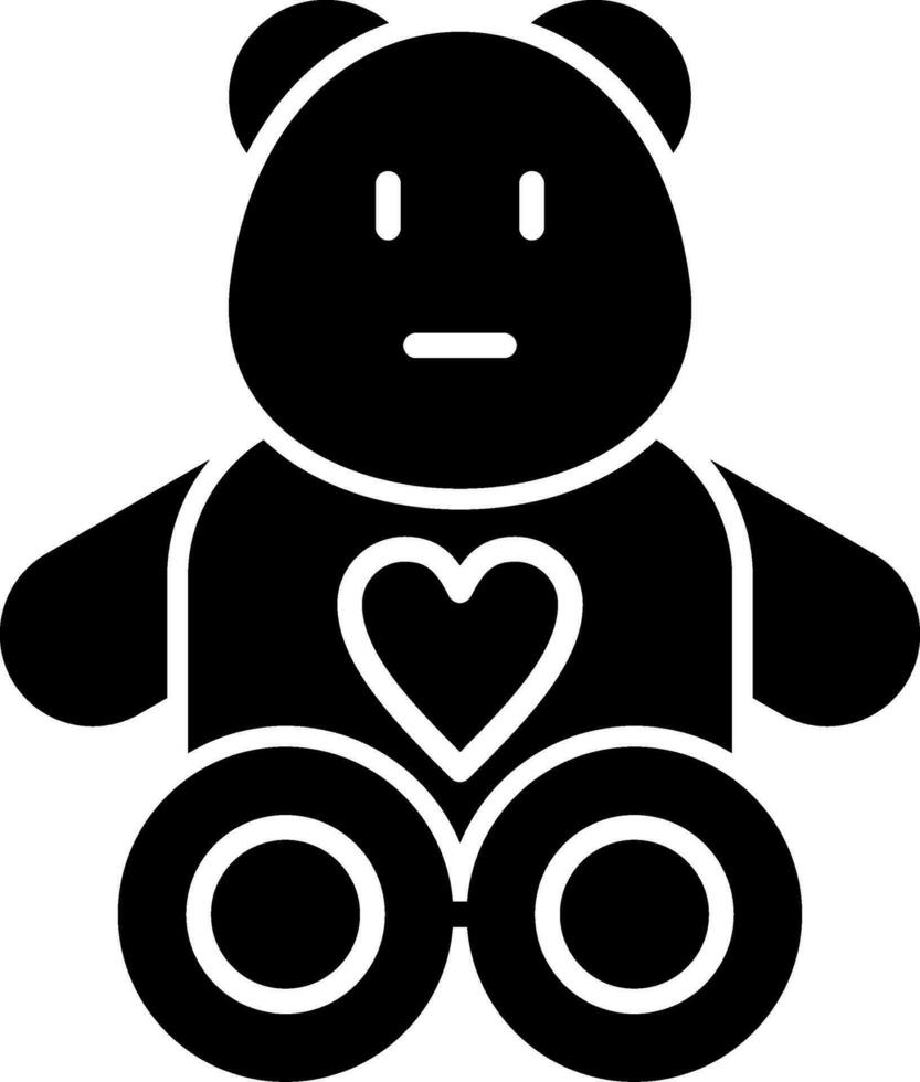 teddy beer vector icoon