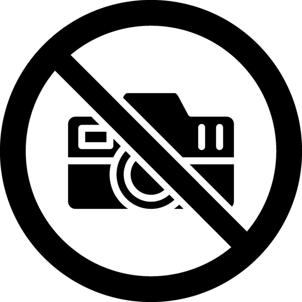 Nee camera vector icoon