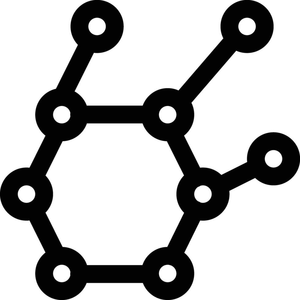 molecuul vector pictogram