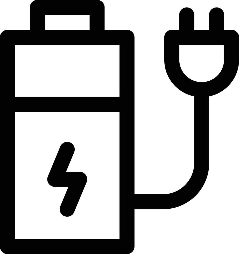 pictogram batterij opladen vector