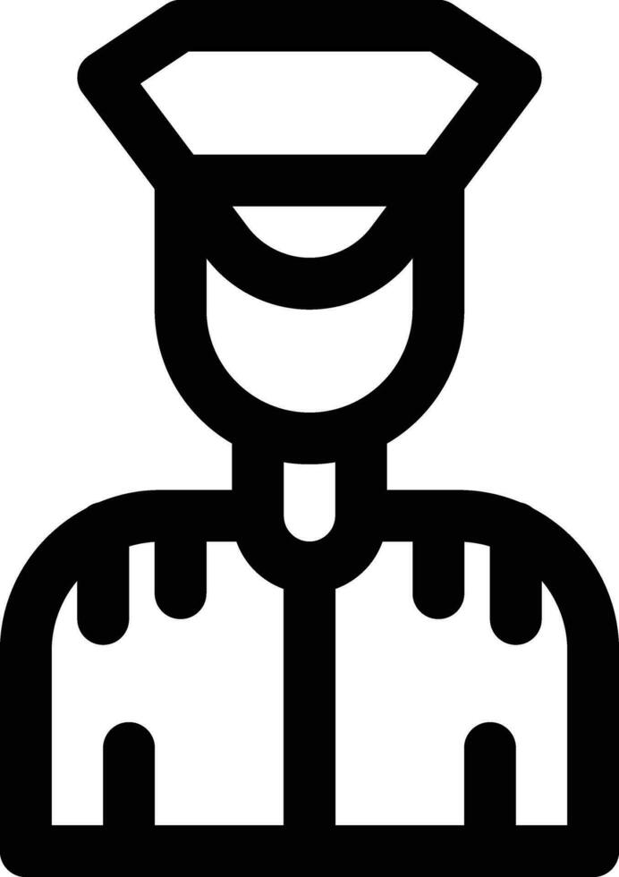 officier vector pictogram