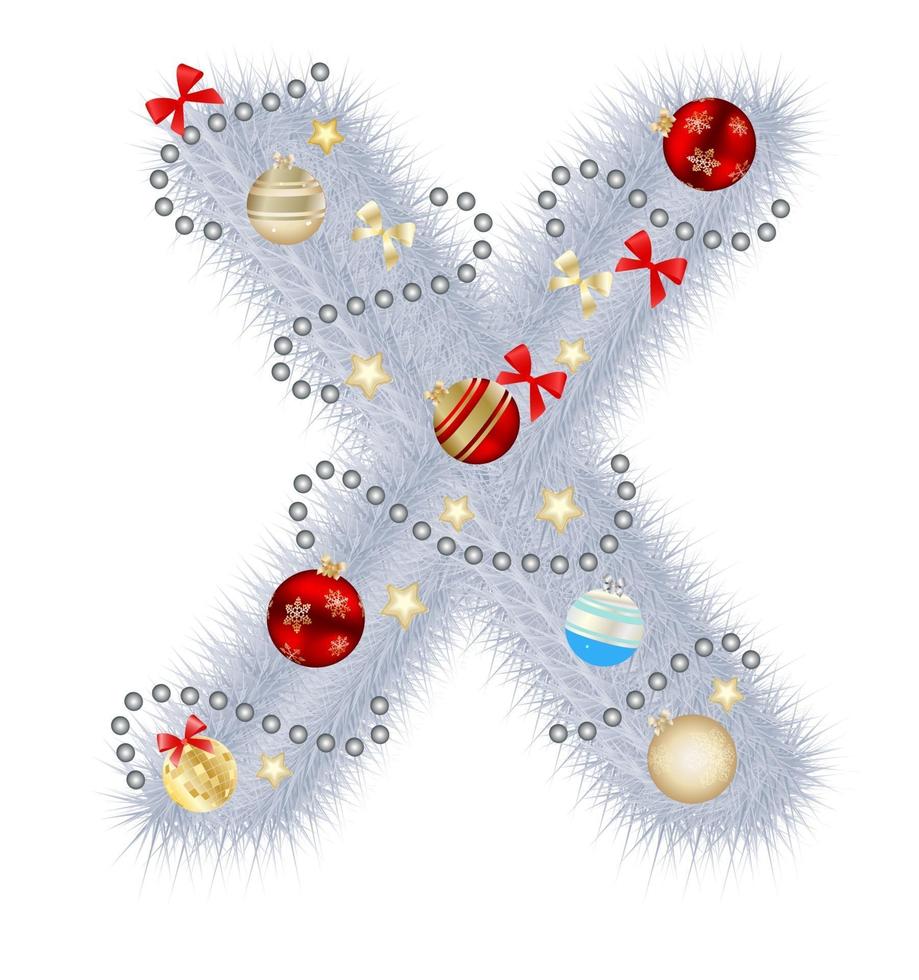 abstracte schoonheid kerstmis en nieuwjaar abc. vector illustratie