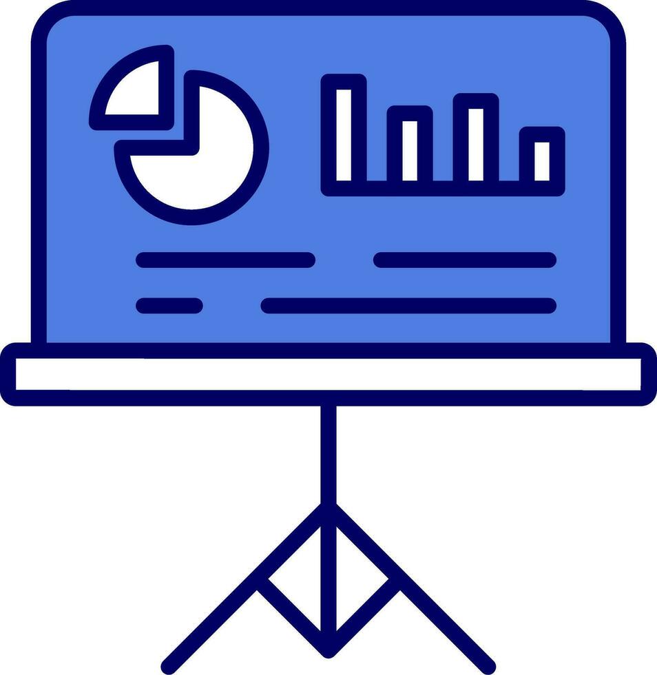 presentatie vector pictogram