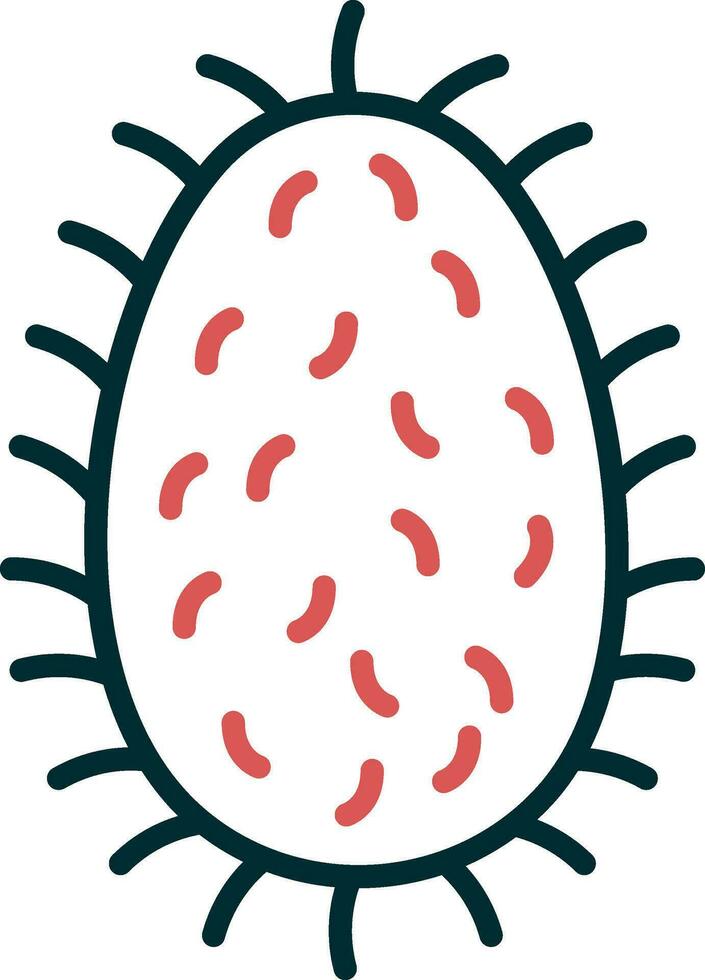 hondsdolheid lyssavirus vector icoon