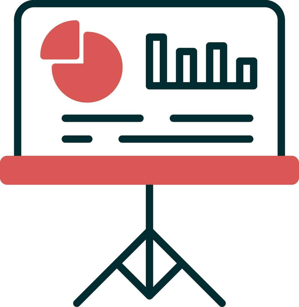 presentatie vector pictogram