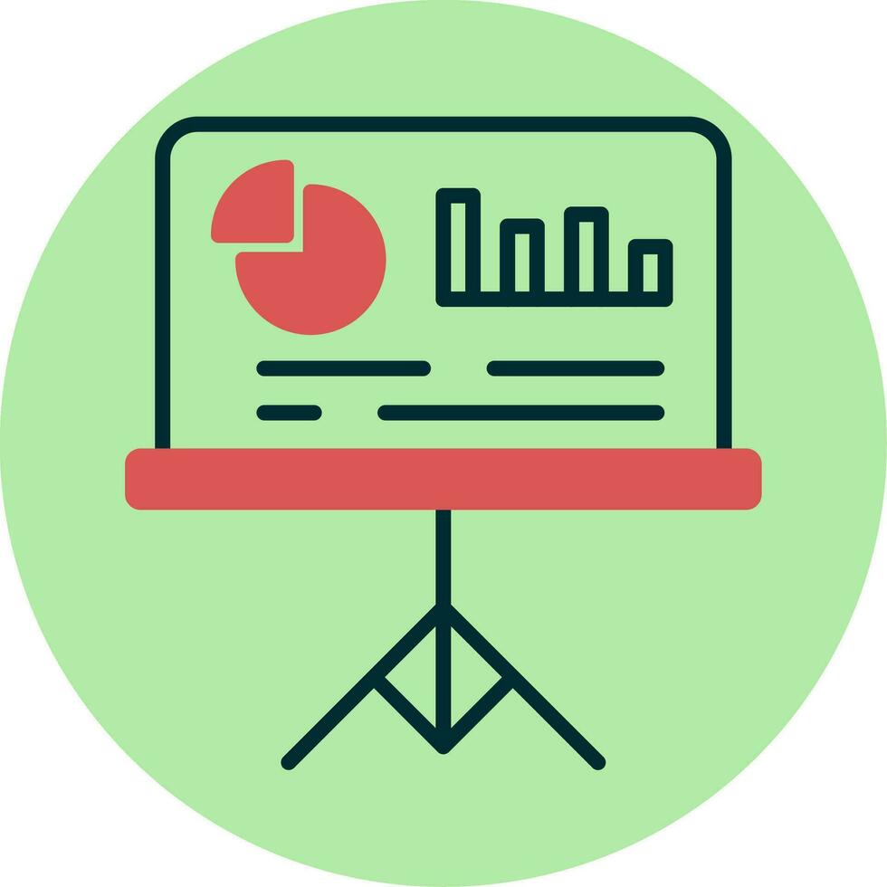 presentatie vector pictogram