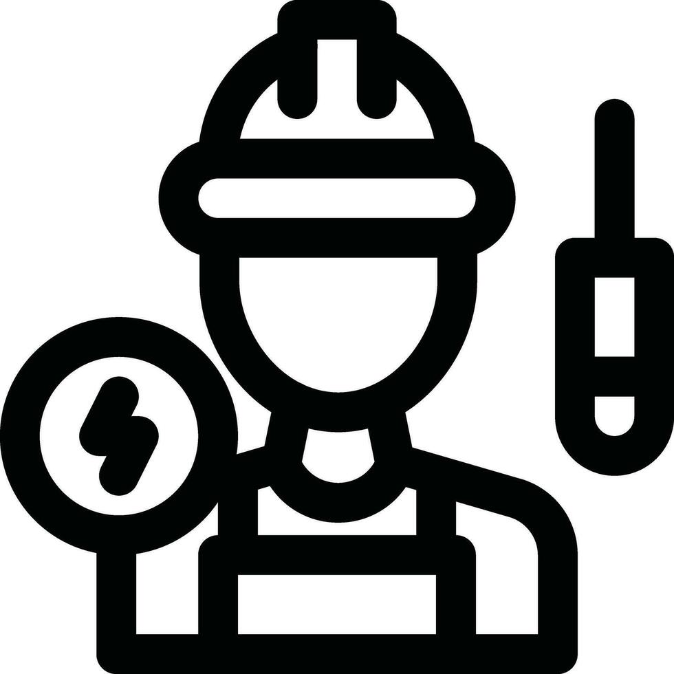 elektricien vector icon