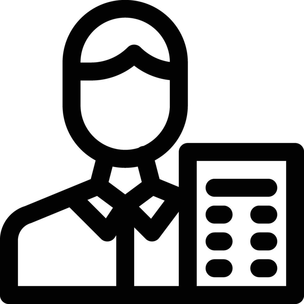 accountant vector icoon