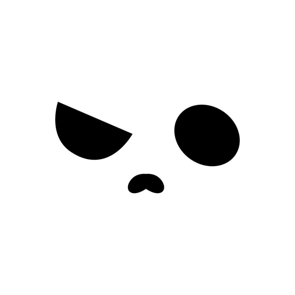 halloween gezicht icoon vector. eng gezicht illustratie teken. pompoen gezicht symbool of logo. vector