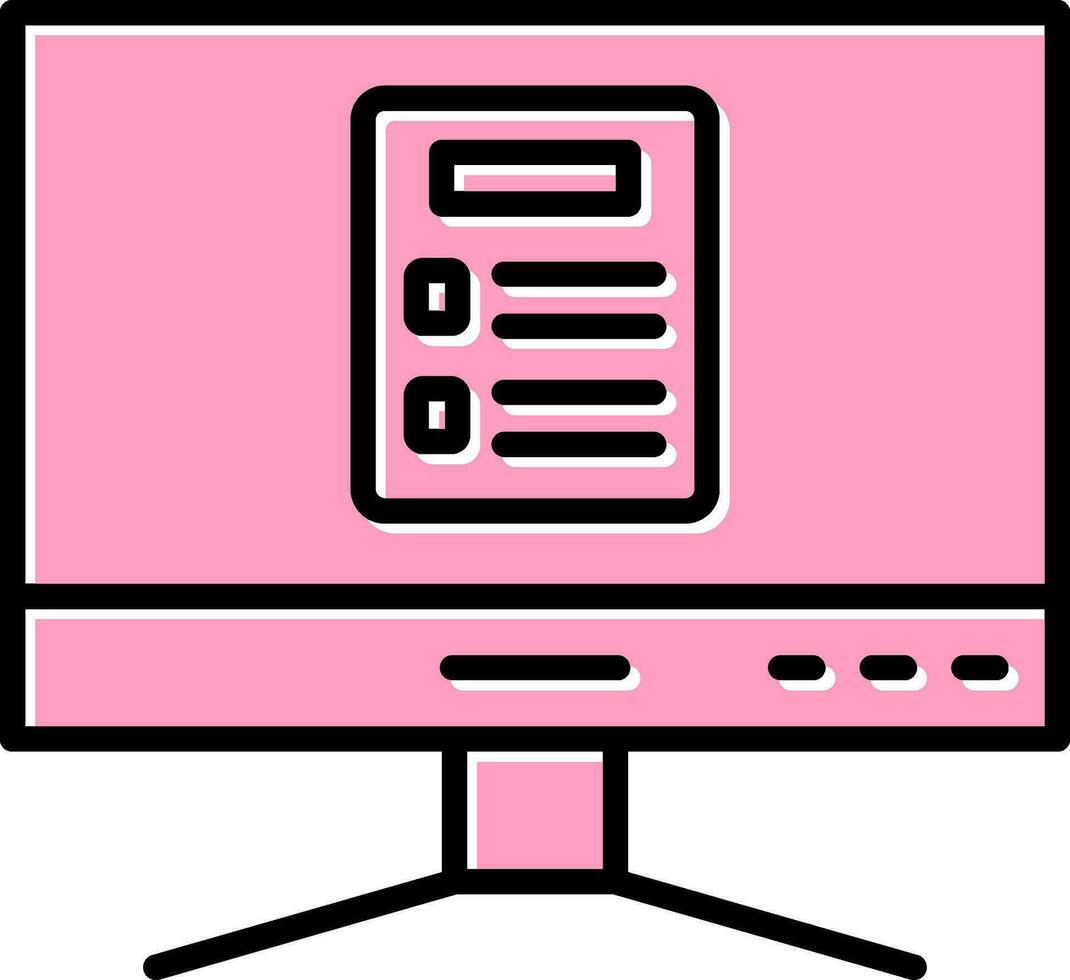 computer vector pictogram