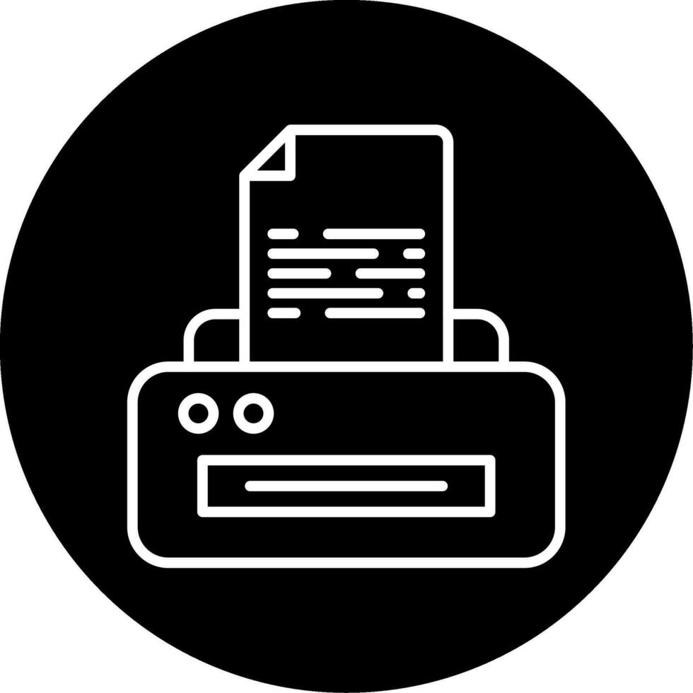 printer vector pictogram