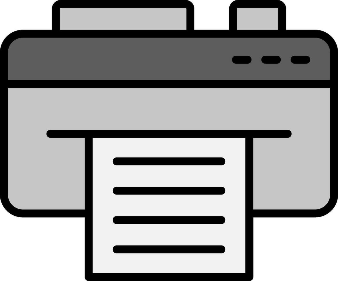 printer vector pictogram