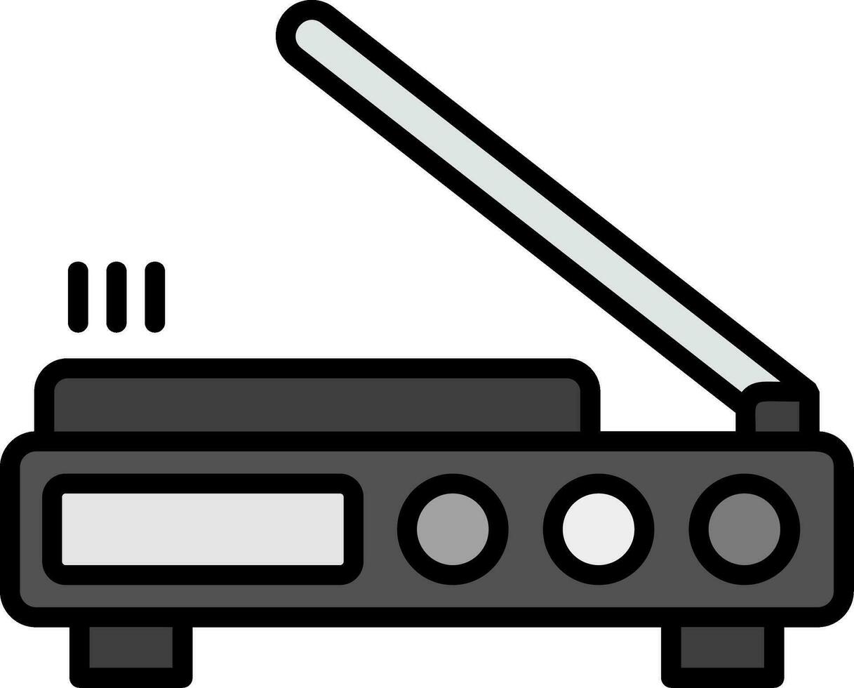 3D-scanner vector pictogram