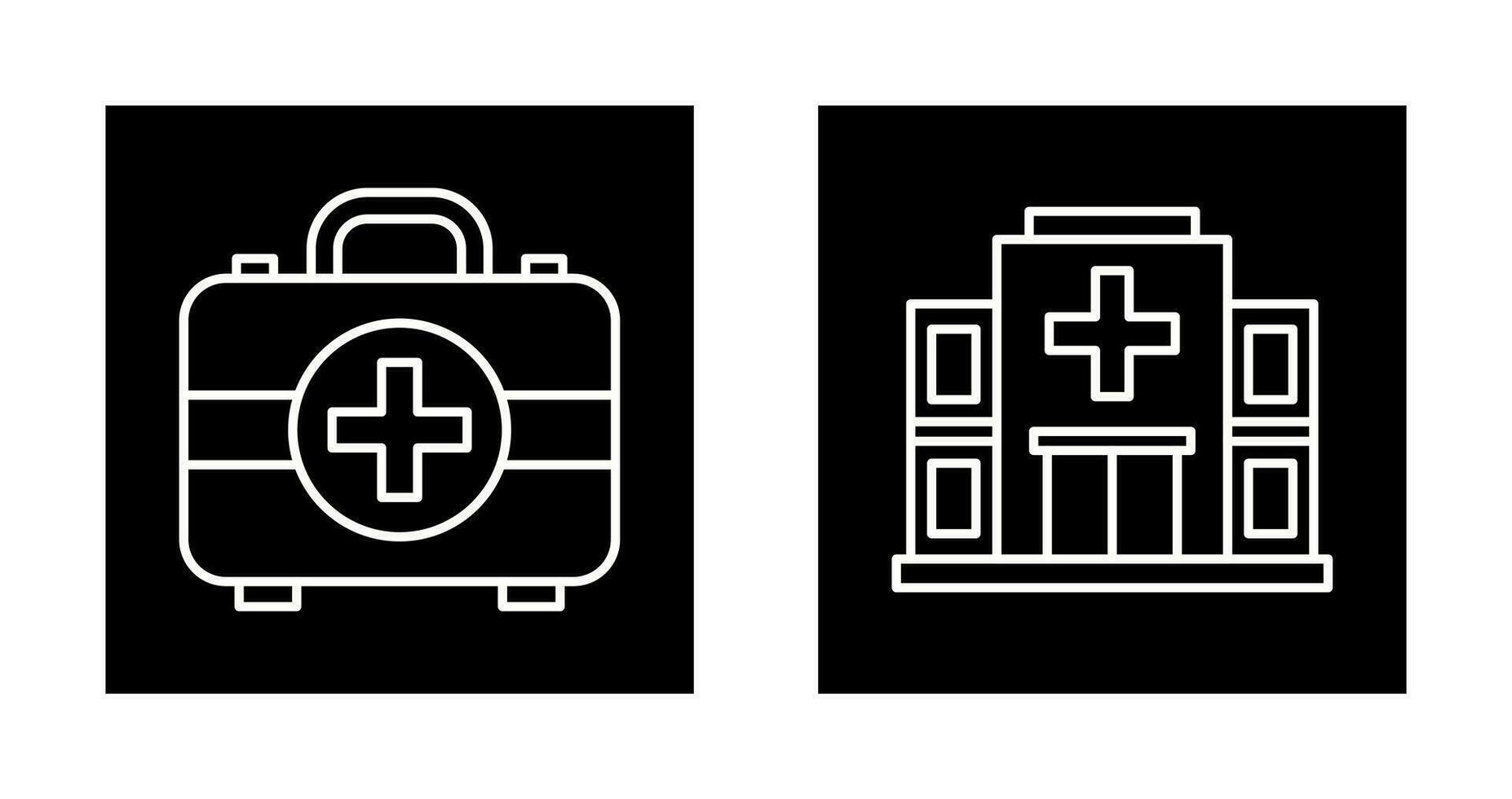 eerste steun uitrusting en gezondheidszorg icoon vector