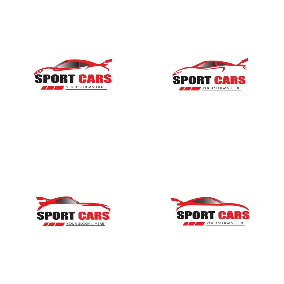sportwagen logo sjabloon ontwerp vector - vector