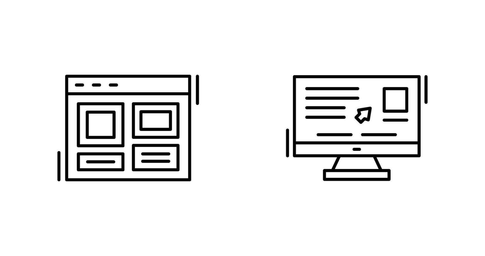 lay-out en bruikbaarheid icoon vector