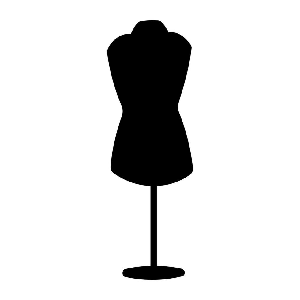 mannequin kleding ontwerp creëren Frankrijk zwart icoon vector