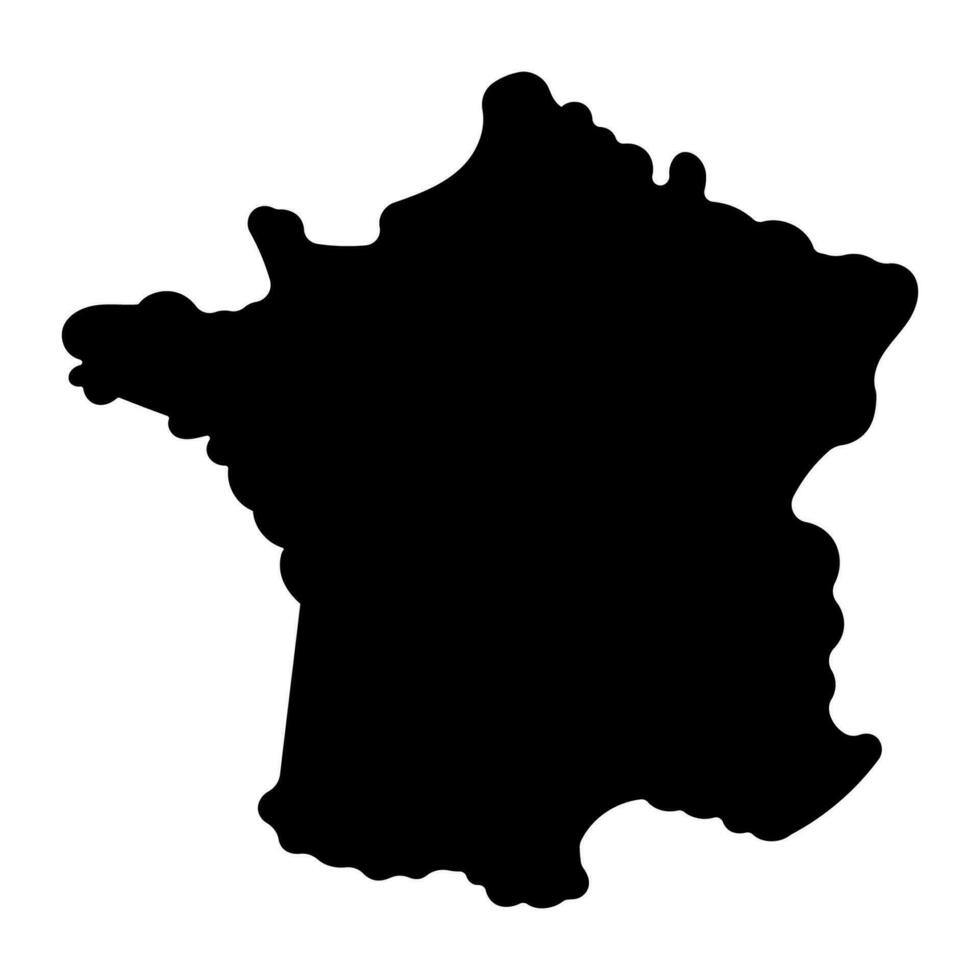 vlag gebied Frankrijk land zwart icoon vector