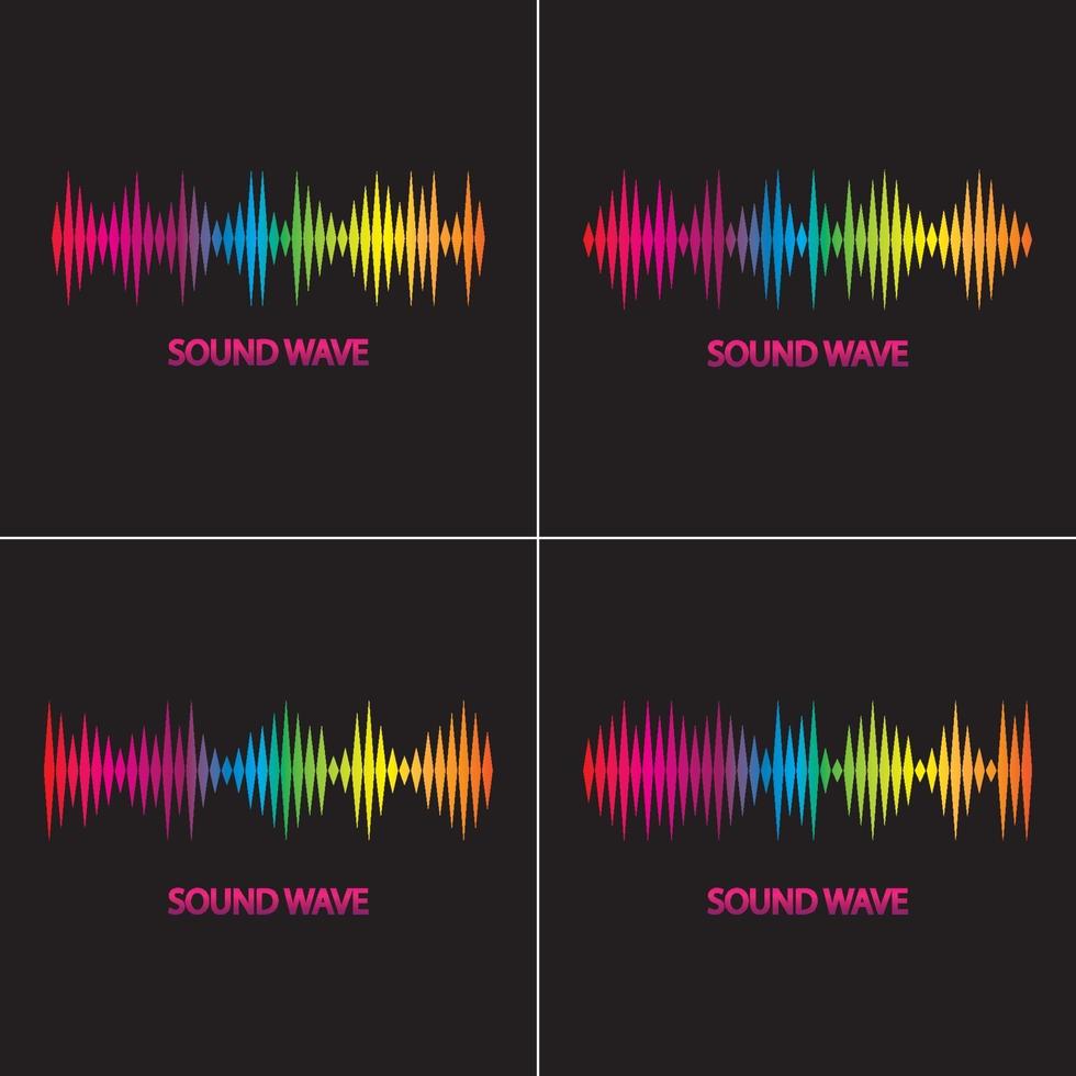 geluidsgolven logo afbeelding ontwerp vector