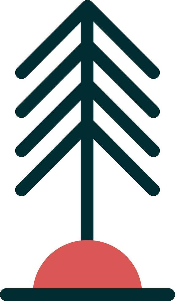 dennenboom vector icon
