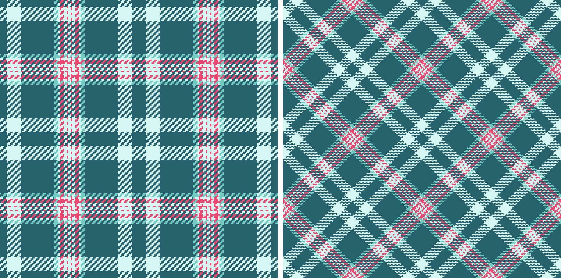 structuur kleding stof Schotse ruit van patroon naadloos vector met een plaid textiel controleren achtergrond.