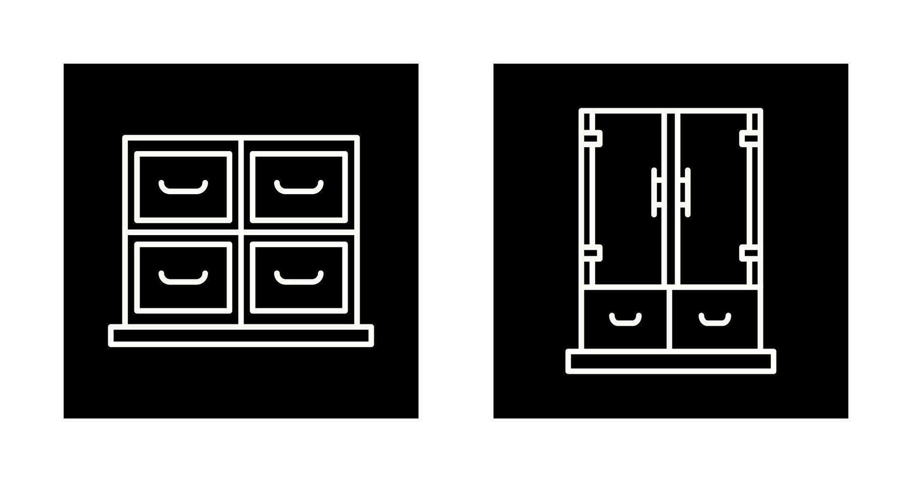 kabinet en bedrijf icoon vector