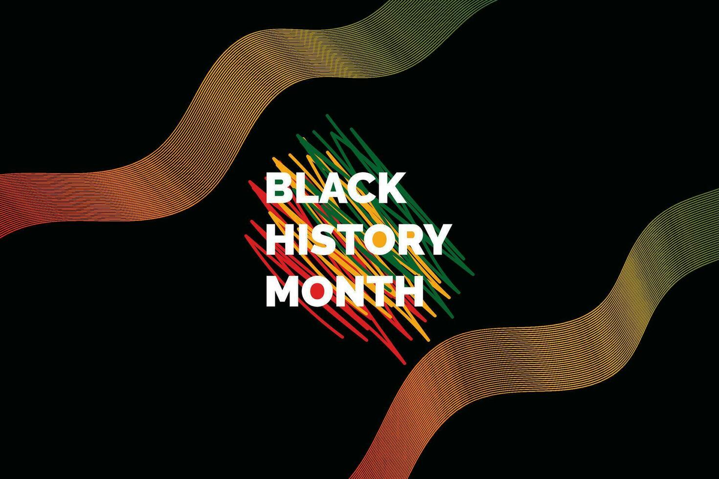 zwart geschiedenis maand Afrikaanse Amerikaans geschiedenis viering vector illustratie, poster, kaart, banier, achtergrond. vector illustratie
