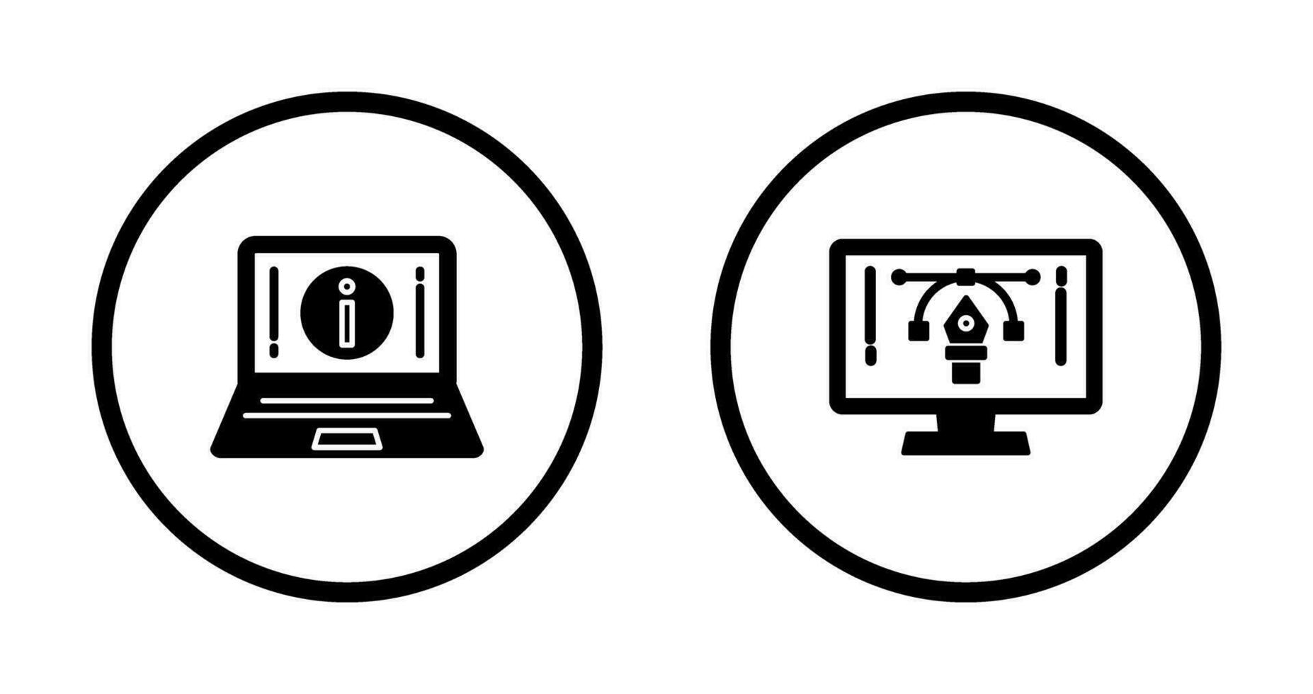 informatie en onderwijs icoon vector