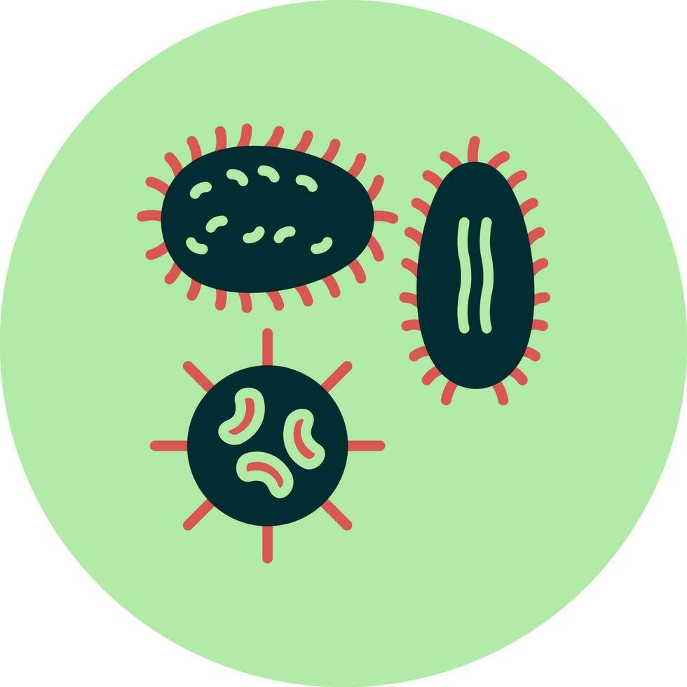 microorganisme vector icoon