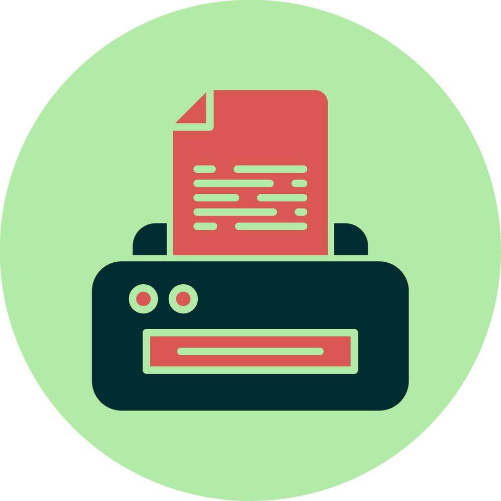 printer vector pictogram