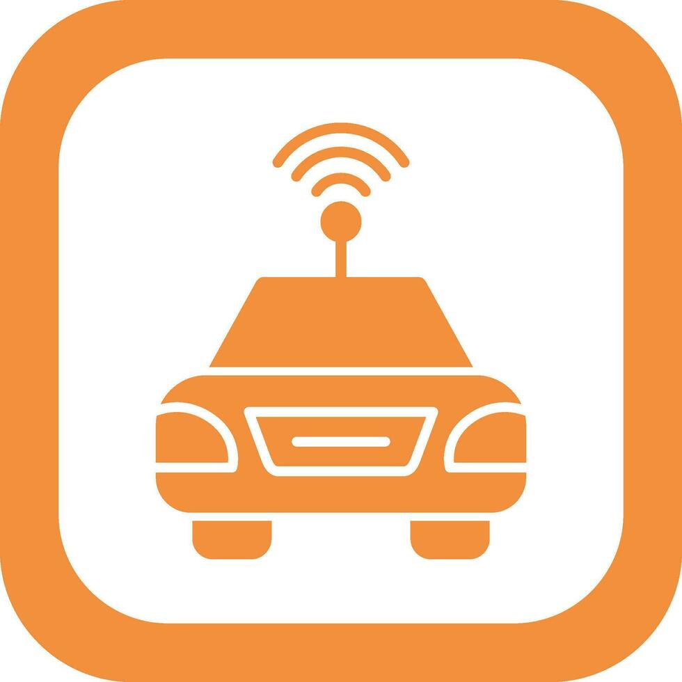 autonome auto vector icon vector