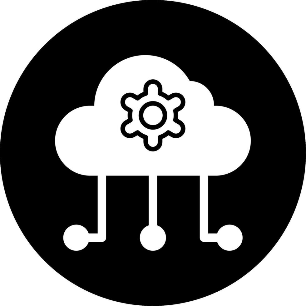 cloud computing vector icon