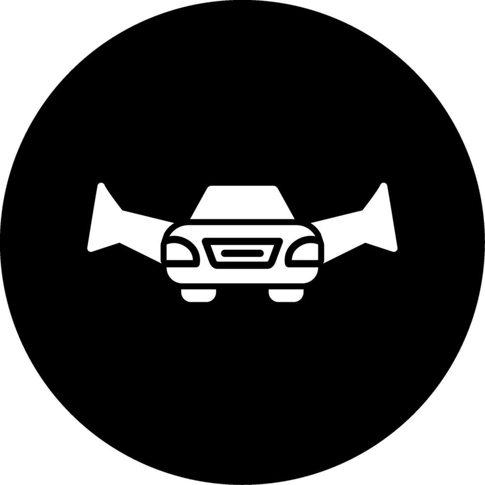 vliegend auto vector icoon