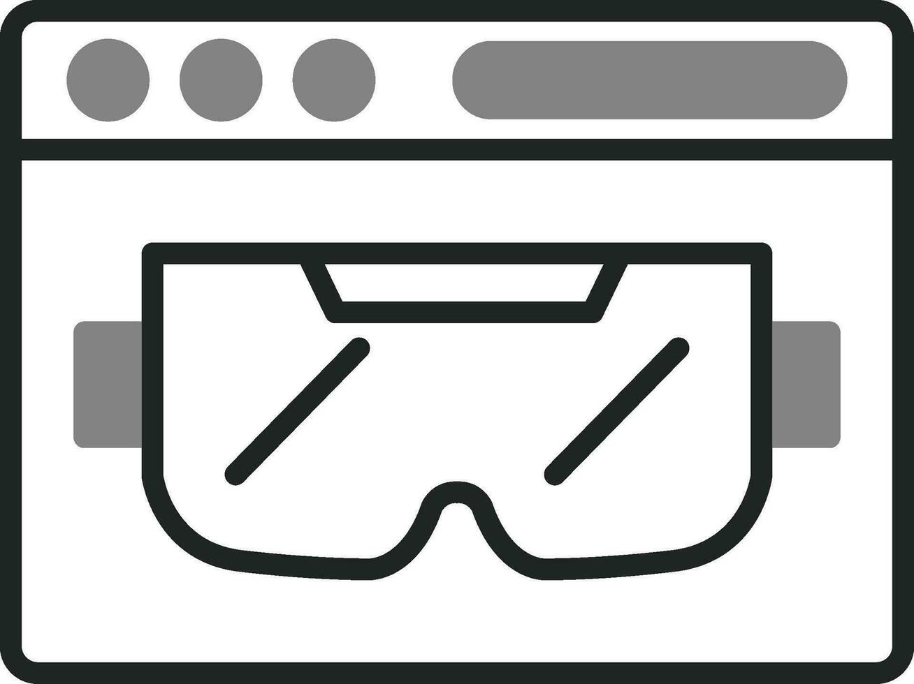 browser vector pictogram