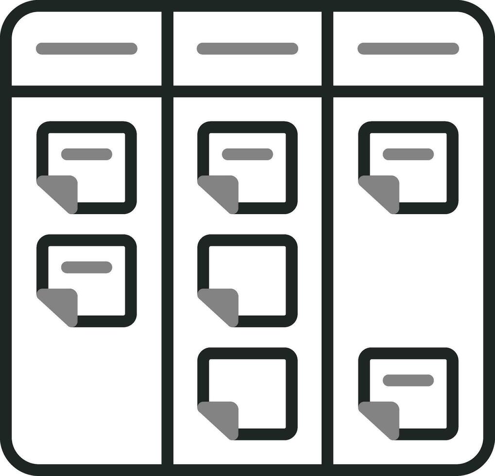 kanban vector icoon