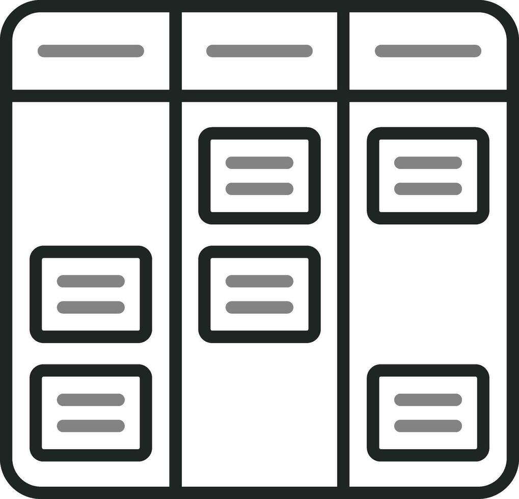 kanban vector icoon